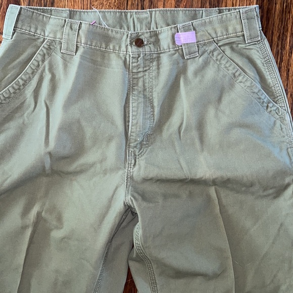 Carhartt Army Green Work Pants - Picture 4 of 5